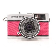 Olympus Trip 35 35mm Film Camera - Custom Pink Leather - Fully Working