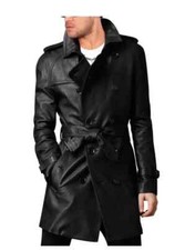 MEN'S STYLISH BELTED BLACK