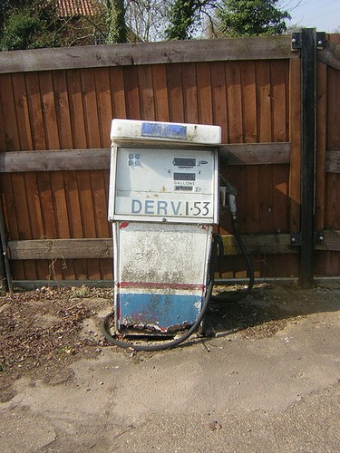 Photo petrol pump old fuel - old,