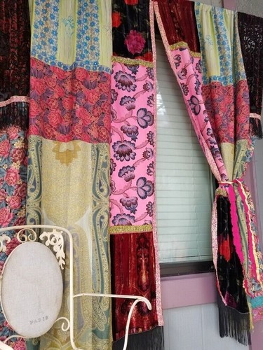 Pcs indian sari patchwork - indian,