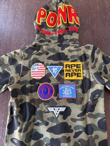 Bape camo shark - bape, hoodie