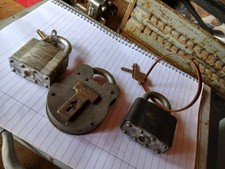 Joblot Of Squire Locks, 2 No 39 + 1 , 660, Made In England.