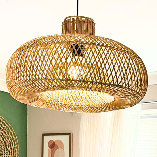 Large natural rattan wicker - natural,
