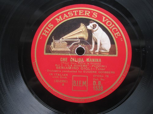 Beniamino gigli rpm che - gigli,