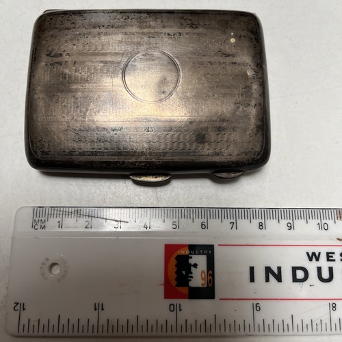 Silver cigarette case grams - silver, 52