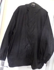 Man's Black Cagoule Size XL Pre Climate