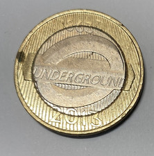 London Underground Sign Roundel 2013 Two Pound Coin £2 | Circulated