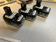 3x Ryobi RB1840X 18V 4.0Ah