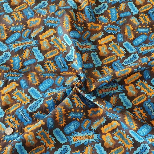 Superhero polycotton fabric - polycotton,