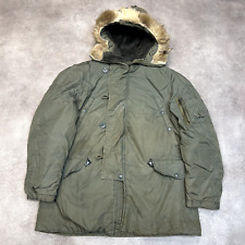 US Air Force N-3B Flight Jacket Mens Medium Extreme Cold Weather Parka, Green
