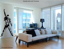 FREDDIE MERCURY - WALL ART STICKER DECAL - SMALL OR MEDIUM