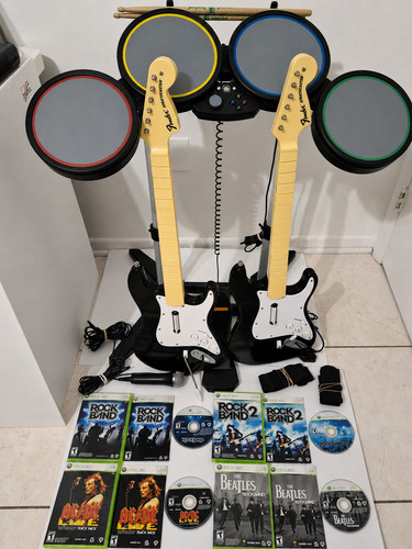 Xbox 360 rock band - rock, 1,