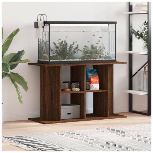 Aquarium stand brown oak - brown,