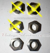 Silvertone Harmony 1446 electric guitar bushing (1) circa 1964- RARE hex