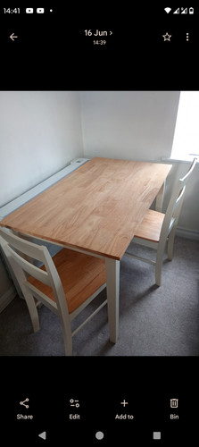 Dining table and - table,