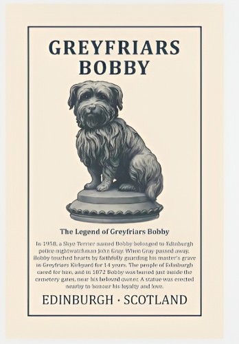 Greyfriars bobby tea - towel, |