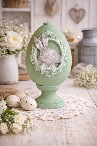 Handmade easter decorative egg - easter,