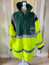 3M Scotchlite High Viz Medic Ambulance Waterproof Reflective Coat  Jacket XL