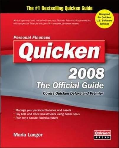 Quicken 2008 the official - quicken,