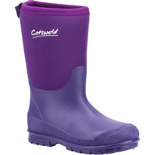 Cotswold Hilly Neoprene Wellington Boots Kids Ladies Warm Walking Farm Wellies