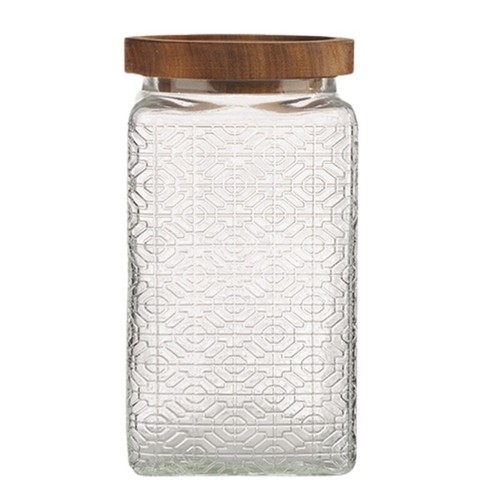 Elegant clear glass - elegant, jar