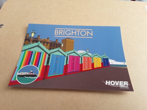 Postcard hovertravel - postcard,