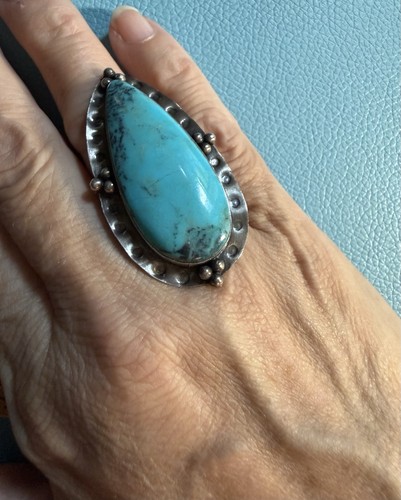 Forks ring turquoise - j,
