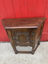 OLD CHARM Carved Oak Canted