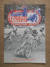 Sunday Mirror World Speedway Final 1981 @ Wembley