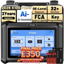 🔥XTOOL X100 PAD S V2.0 Car