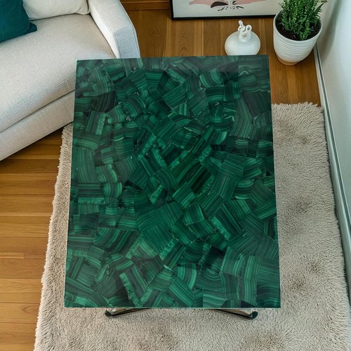 Semi precious marble malachite - precious,