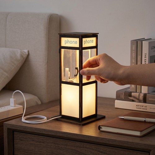 Retro vintage tall phonebooth - retro,