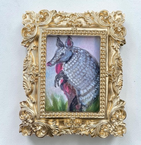 Armadillo mini watercolor