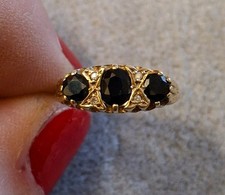 Vintage 9ct Gold Diamond and