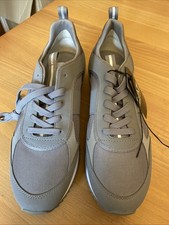 Emporio Armani EA7 UK Size 9 New With Tags Grey Sneakers Trainers  X8X027 ХK219