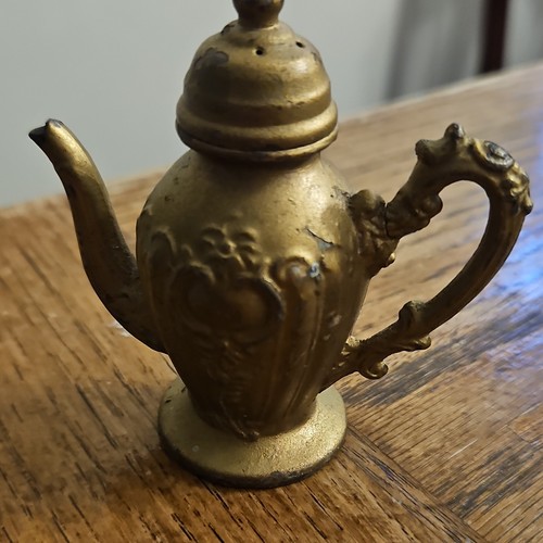 Ornate brass miniature - ornate,