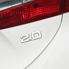 1x 3D 2.0 Chrome Car Letters