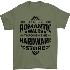 Romantic Walks Hardware Store Tradesman DIY Mens T-Shirt 100% Cotton