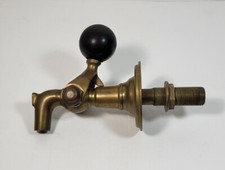 Antique Brass Spigot Beer Wine Whisky Barrel Tap Handle Vintage 