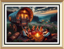 Art Print Landscape Romany