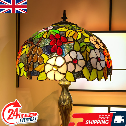Tiffany style flower table - flower,