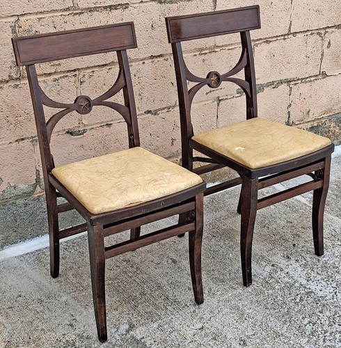 Pair antique vintage solid - antique, "solid