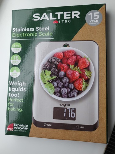 Salter stainless steel digital - salter,