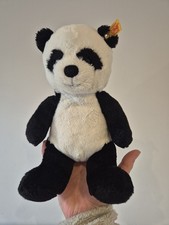 Steiff ming panda black - steiff, white