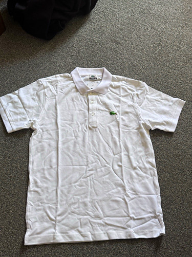 Lacoste men white polo shirt - lacoste,