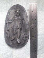 Taranis WAR GOD Celtic Vintage  Plaster of Paris Plaque, Corbridge Roman Mould 