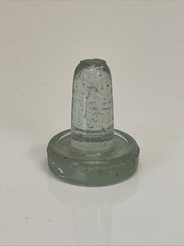 Antique glass bottle top - antique,