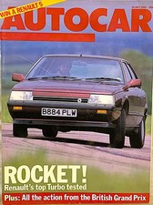 AUTOCAR MAGAZINE 24-JUL-85 -