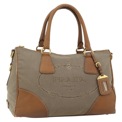 Prada hand bag canvas - bag,