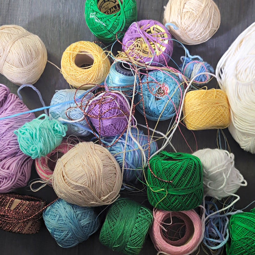 Mixed yarn balls - yarn, thread